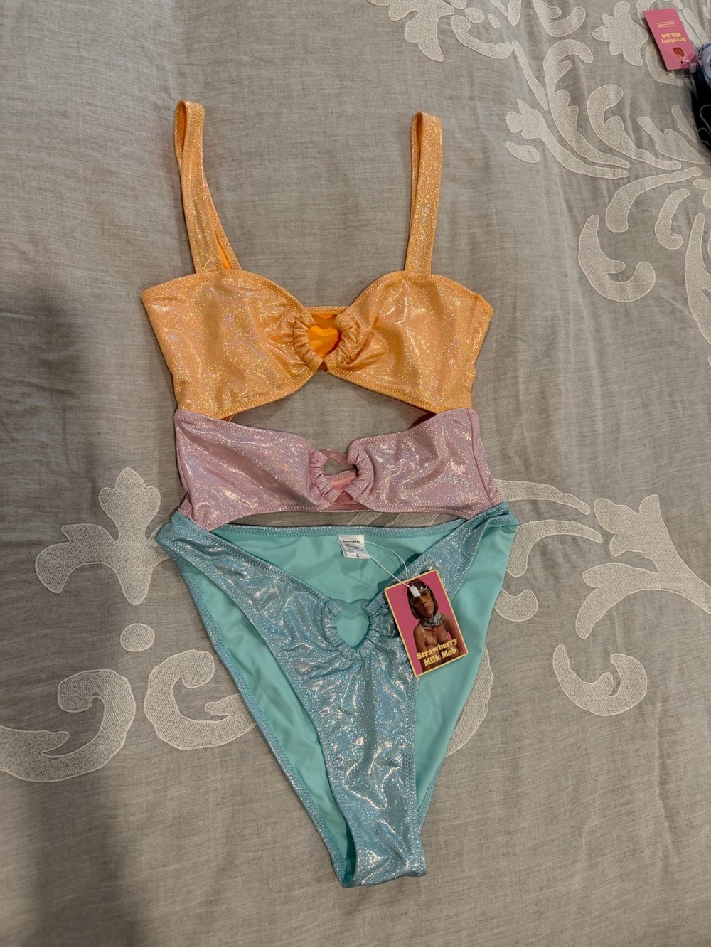 Strawberry Milk Mob one piece suit